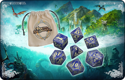 Torrents of the Spellhoarder Dice Set with Bag