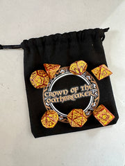 Crown of the Oathbreaker Dice Set with Bag