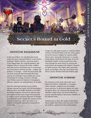Secrets Bound in Gold Roll20 Module with PDF (Level 9-12)