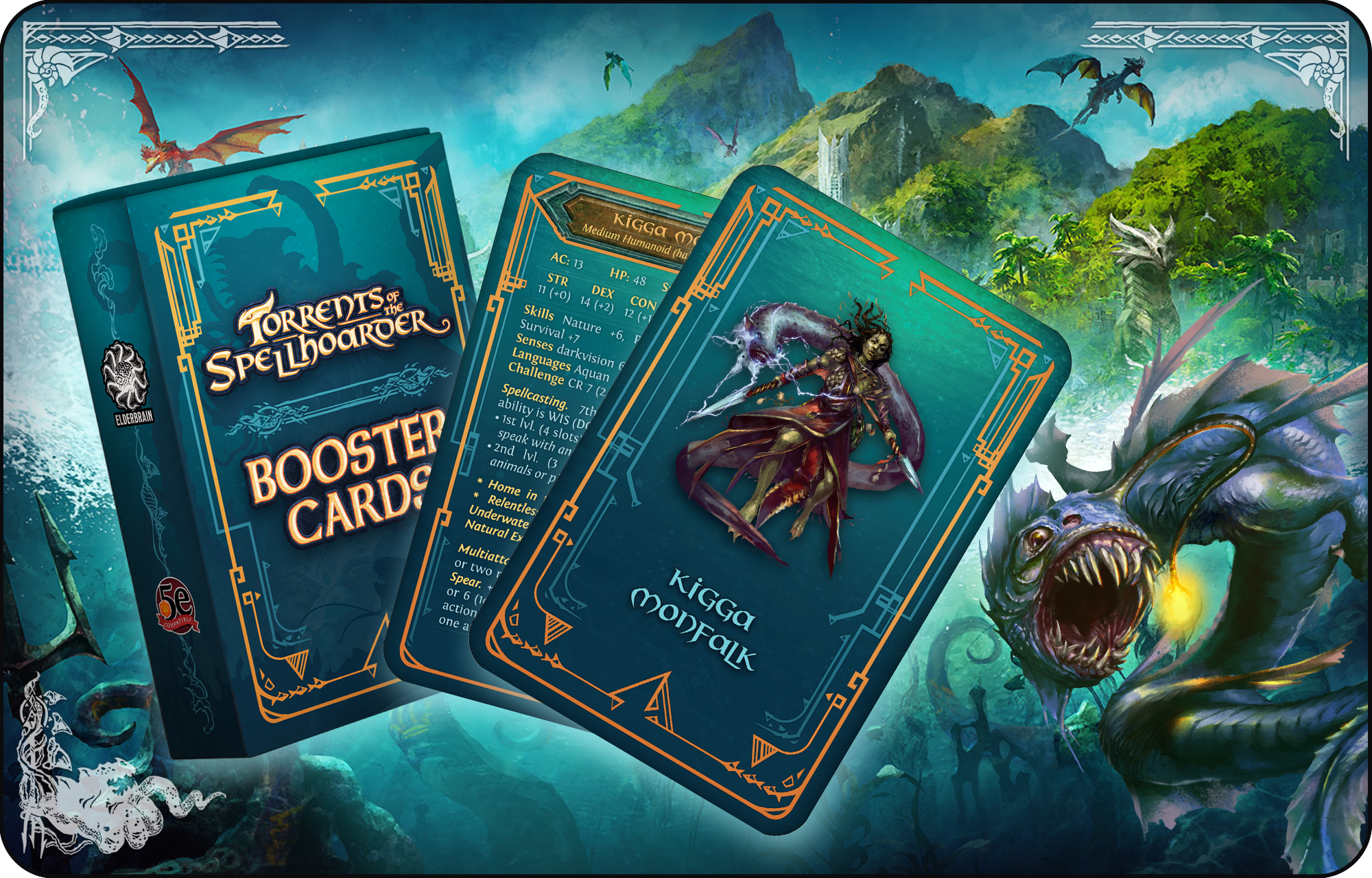 Torrents of the Spellhoarder - D&D 5e Booster Cards – Elderbrain