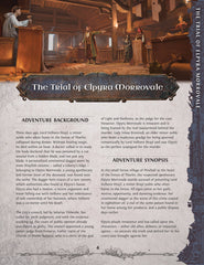The Trial of Elpyra Morrovale Roll20 Module with PDF (Level 1-4)