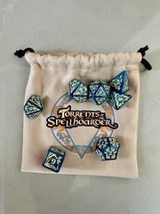 Torrents of the Spellhoarder Dice Set with Bag