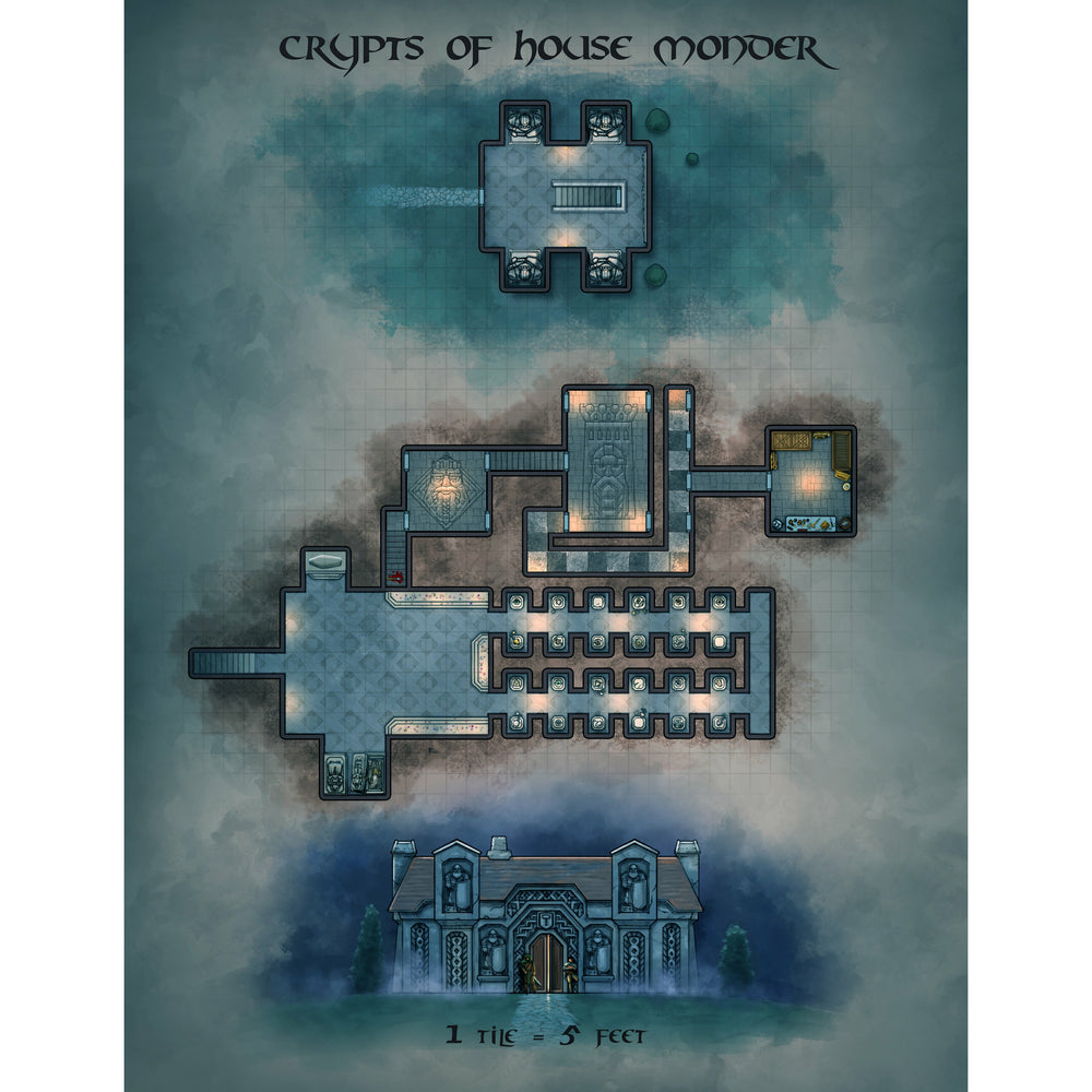 crypt dungeon map