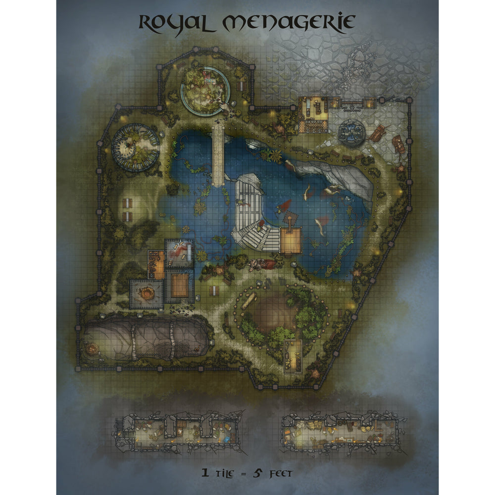 monster zoo dungeon map